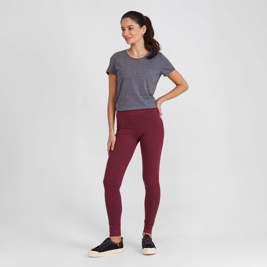 Calça Legging - Vermelho Vinho
