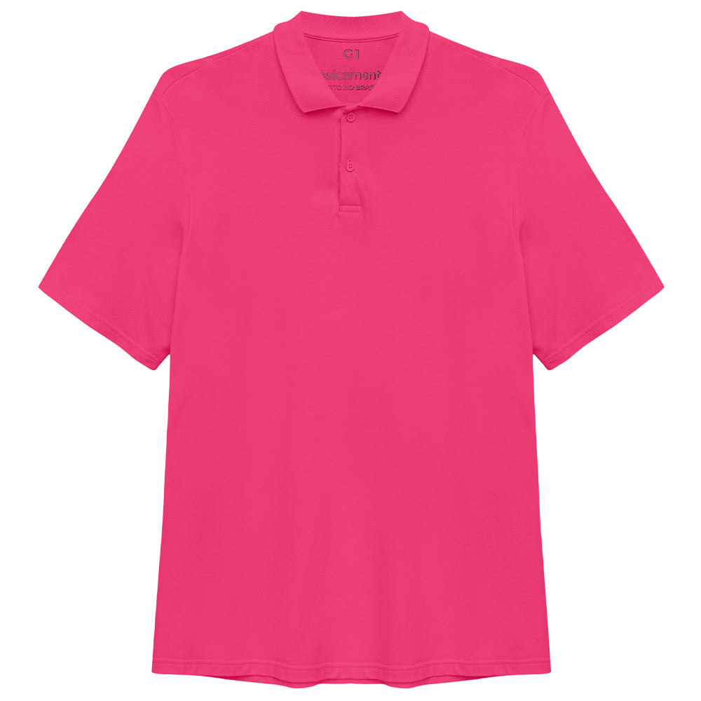 Camisa Polo Plus Masculina - Pink