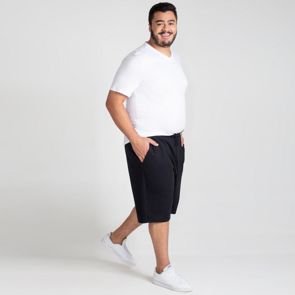 Bermuda Plus Masculina - Preto