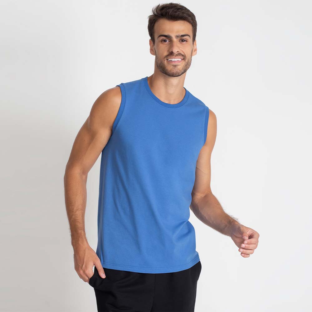 Regata Masculina - Azul Oceano