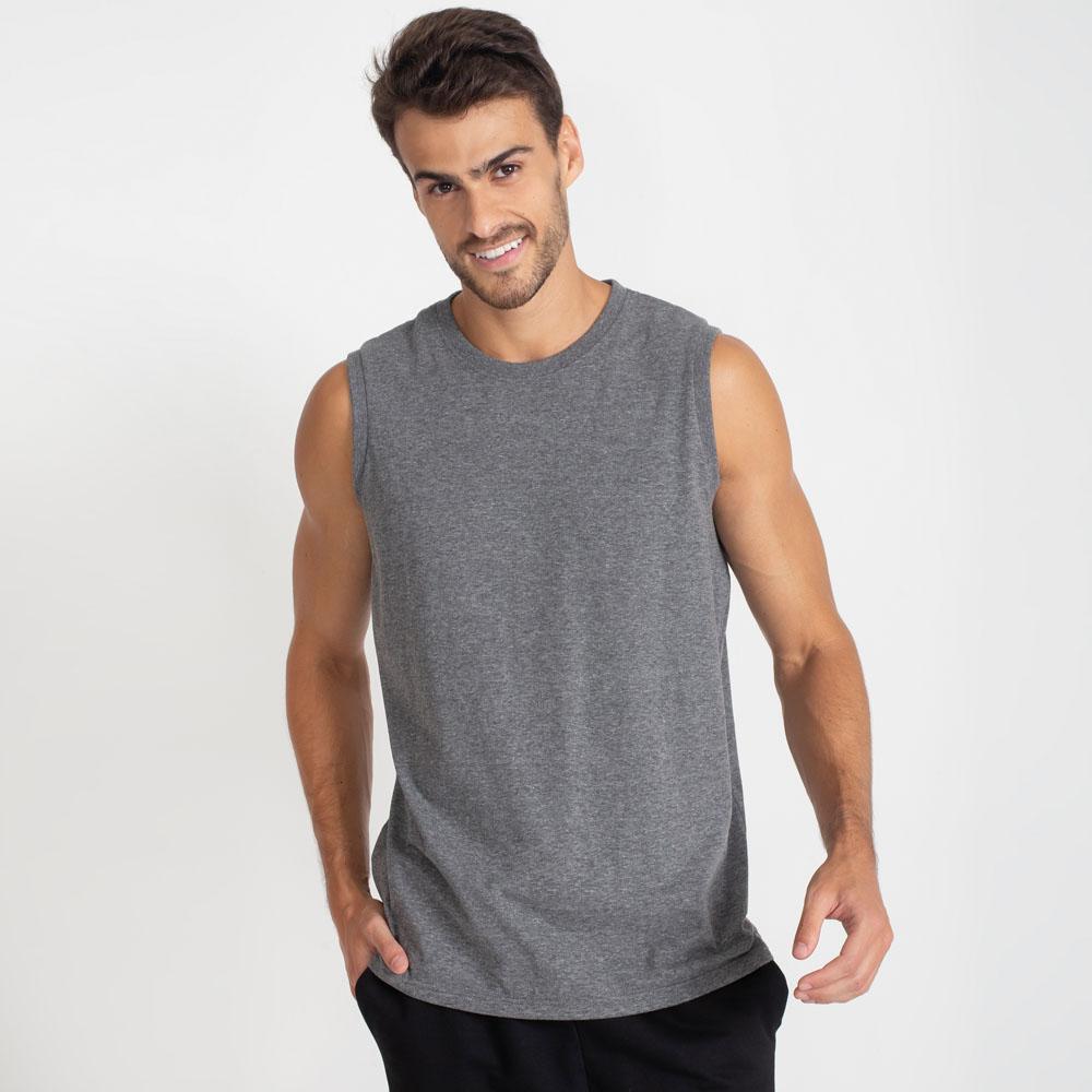 Regata Masculina - Mescla Escuro