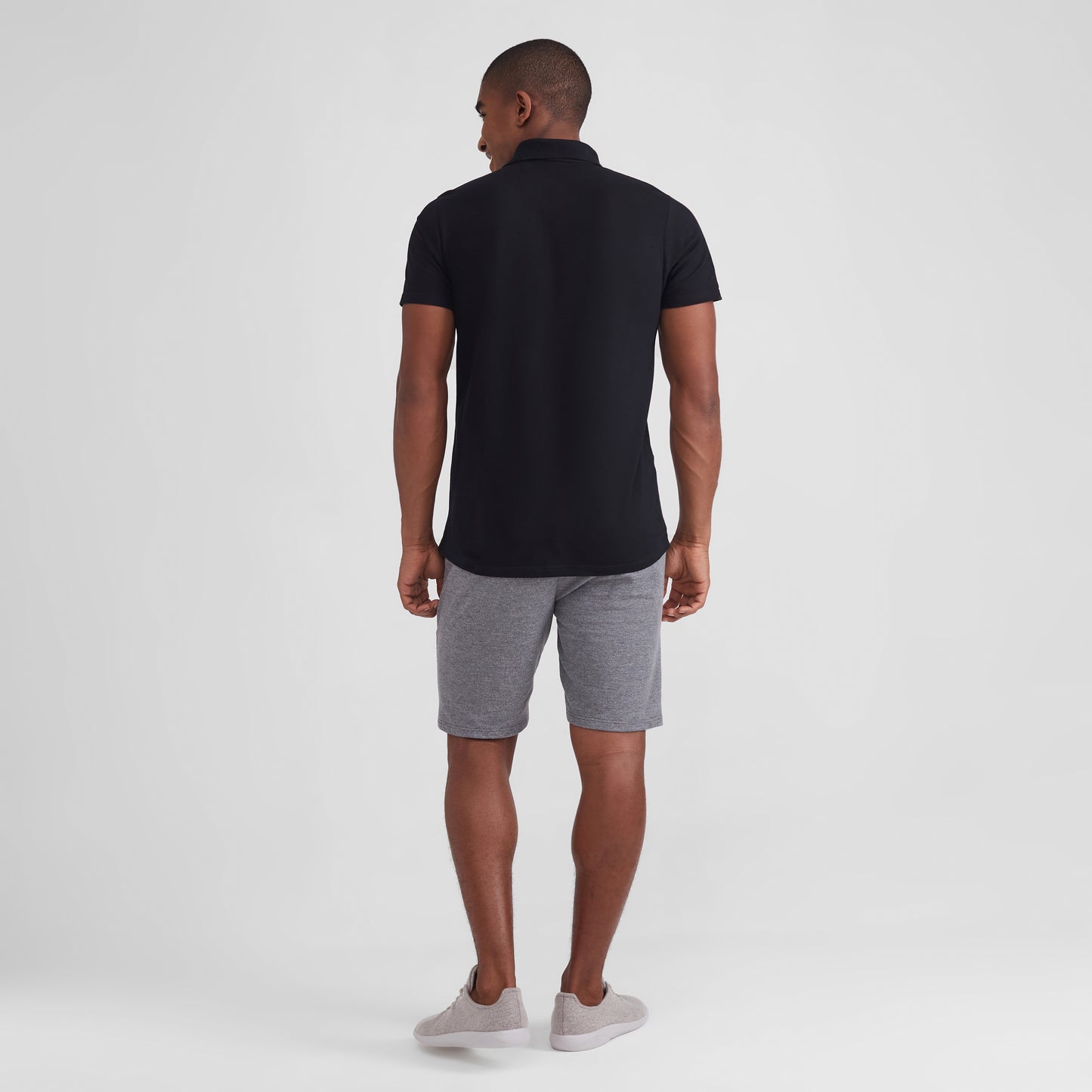 Camisa Polo Piquet Masculina - Preto
