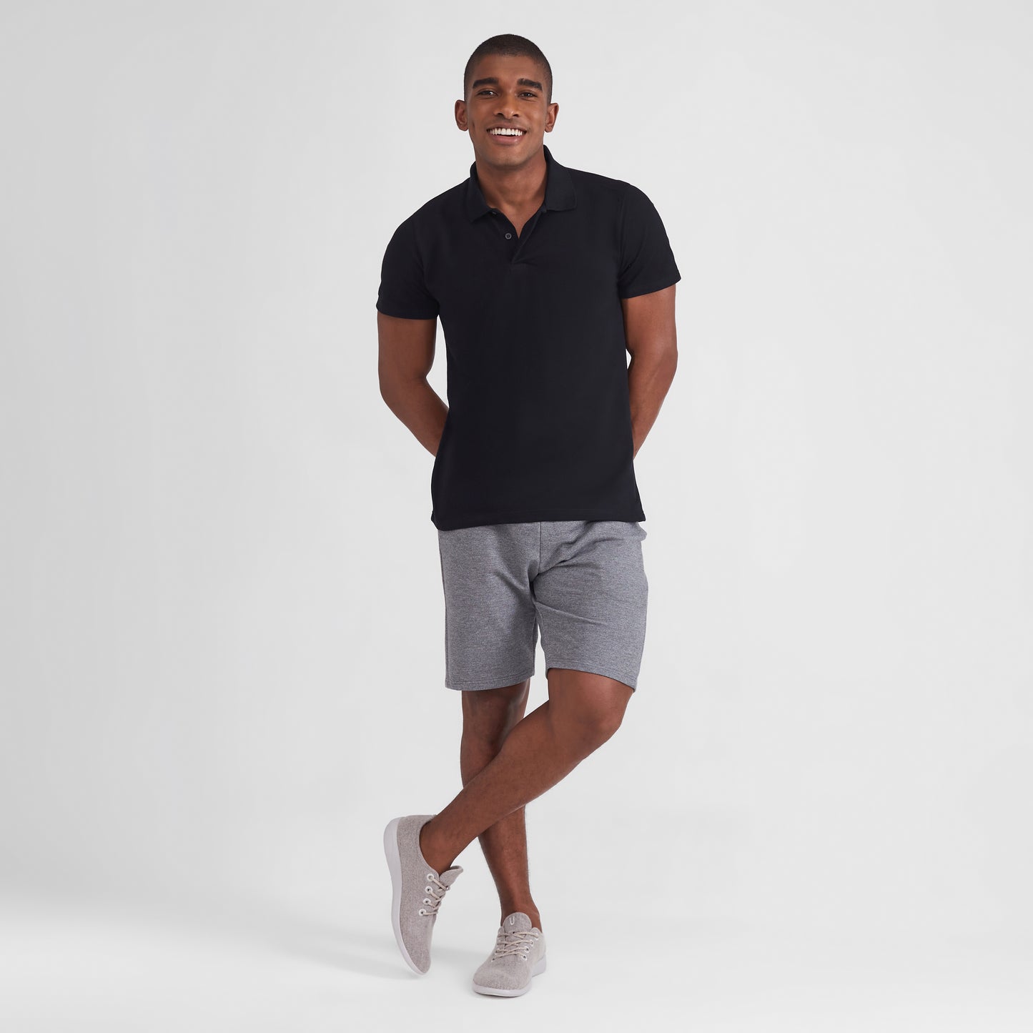 Camisa Polo Piquet Masculina - Preto
