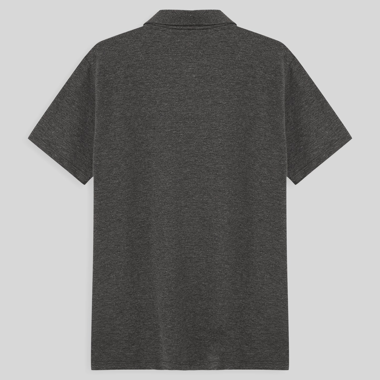 Camisa Polo Piquet Masculina - Mescla Escuro