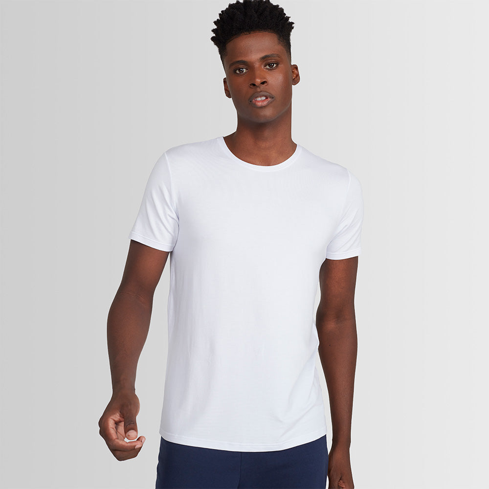Tech T-Shirt Anti Odor Gola C Masculina - Branco
