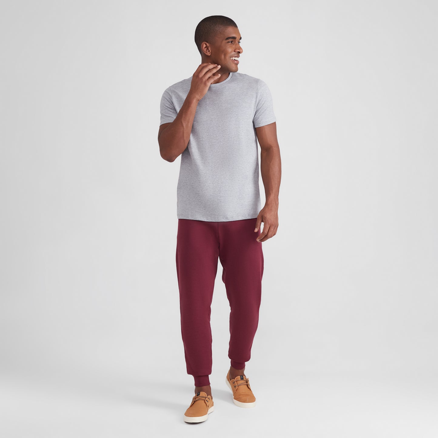 Tech T-Shirt Anti Odor Gola C Masculina - Mescla Claro