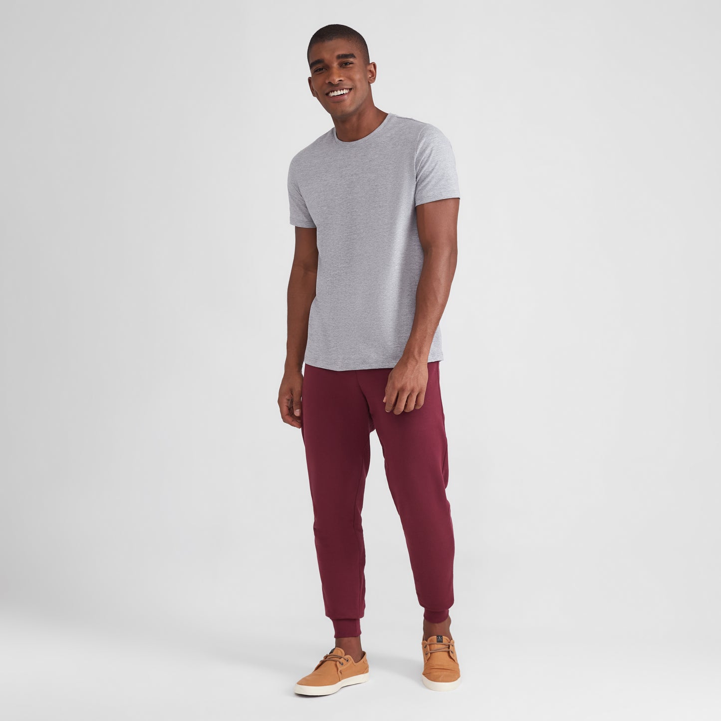 Tech T-Shirt Anti Odor Gola C Masculina - Mescla Claro