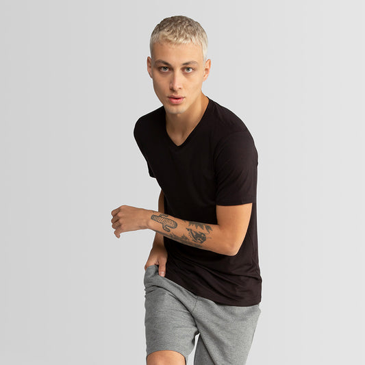 Tech T-Shirt Anti Odor Gola V Masculina - Preto Onix