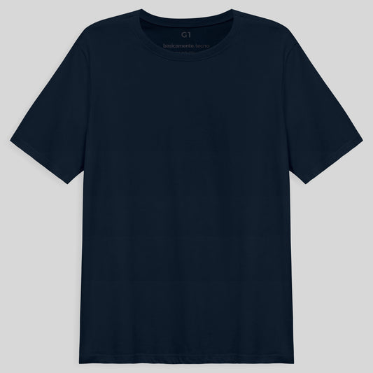 Tech T-Shirt Anti Odor Gola C Plus Masculina - Azul Marinho