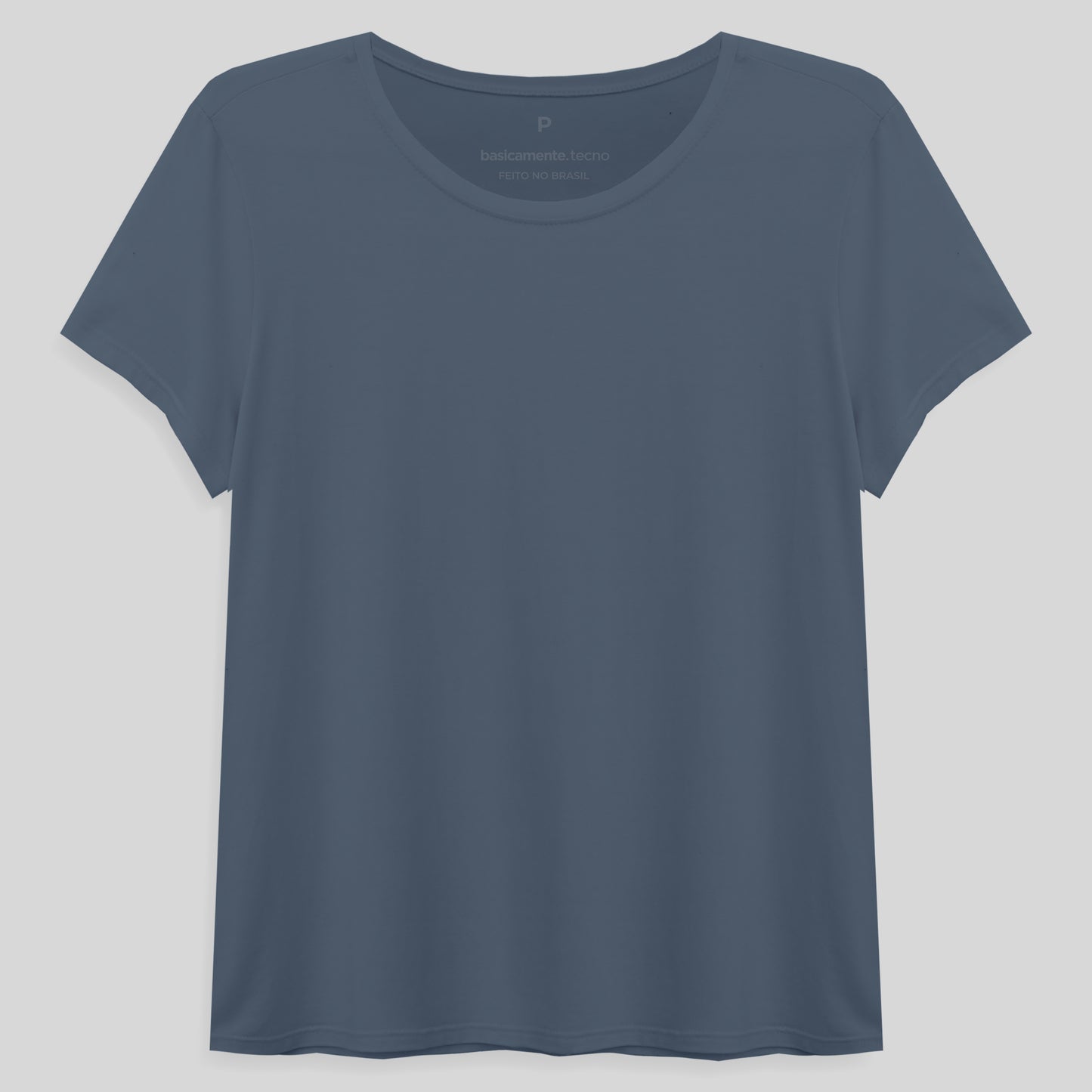 Tech T-Shirt Modal Gola C Feminina - Azul Cobalto