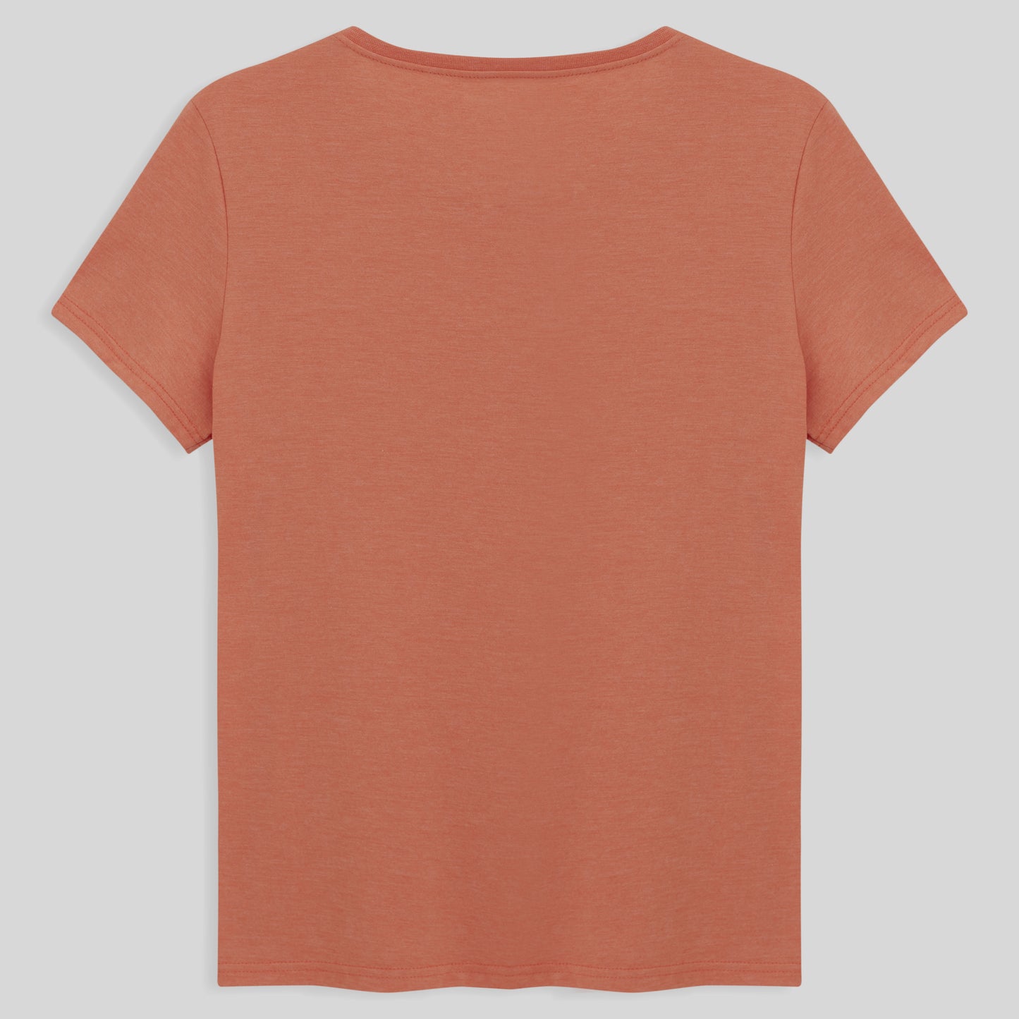 Tech T-Shirt Eco Gola C Feminina - Marrom Telha