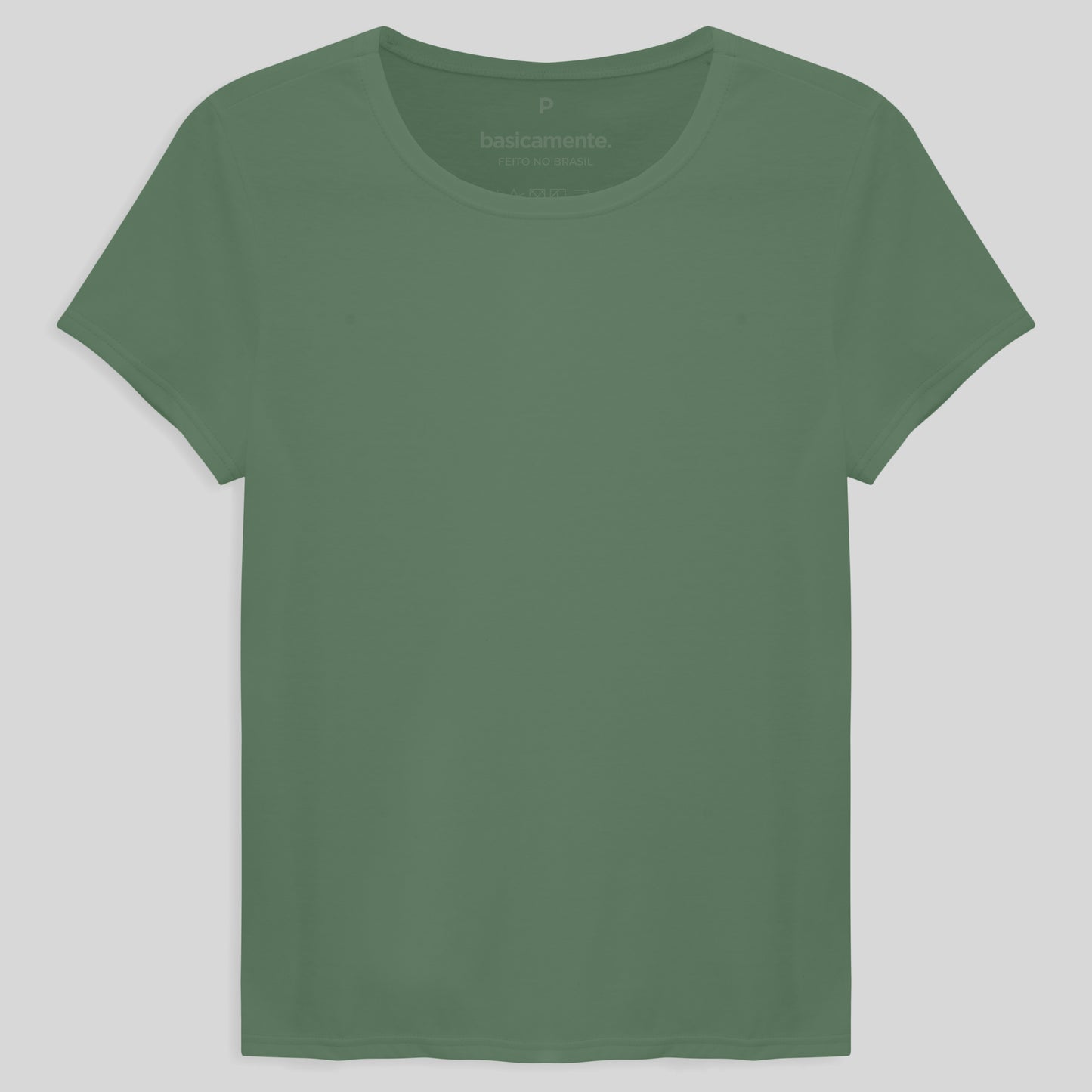 Tech T-Shirt Eco Gola C Feminina - Verde Oliva