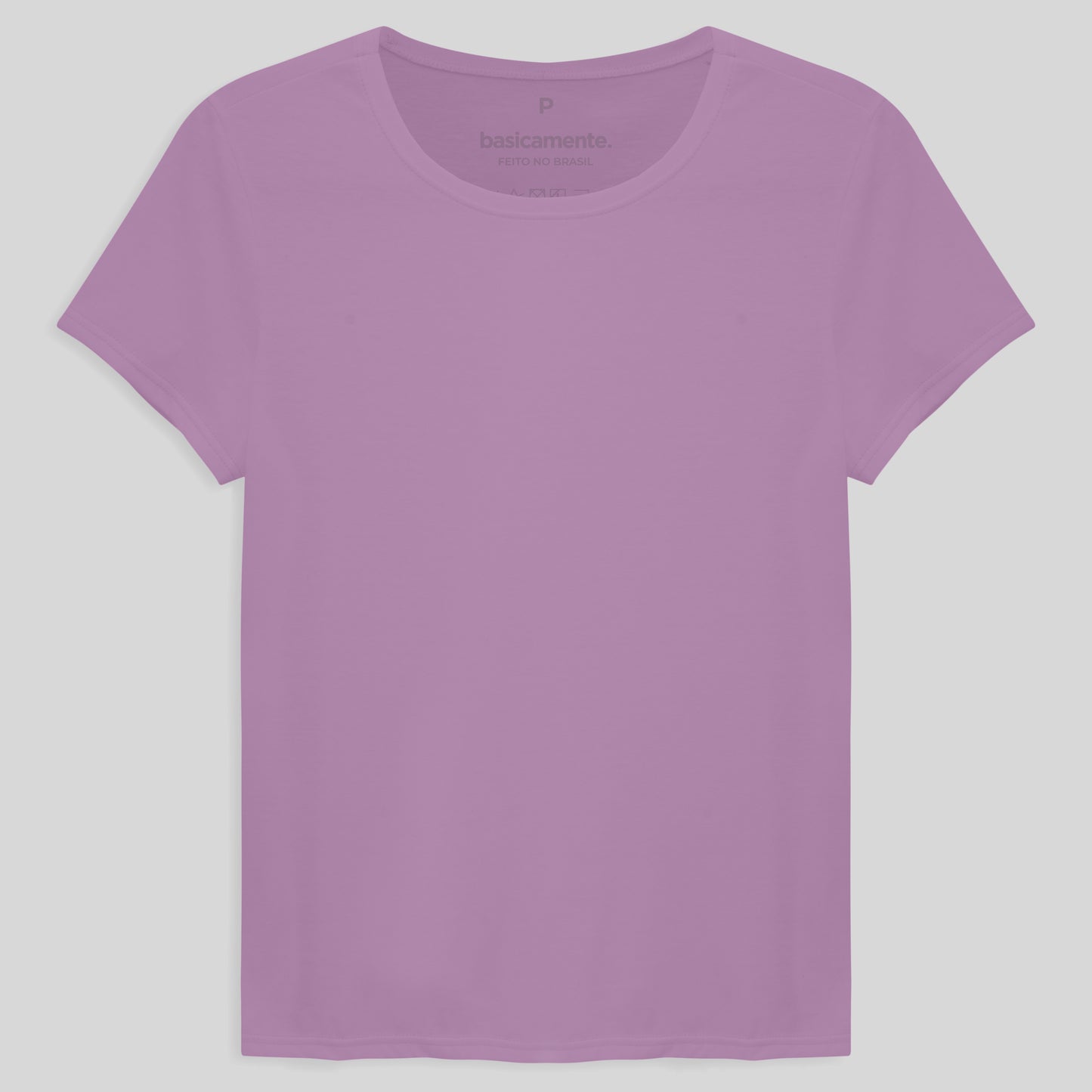 Tech T-Shirt Eco Gola C Feminina - Violeta Claro