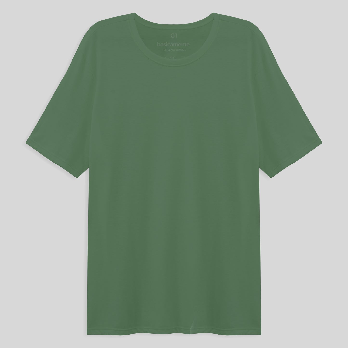 Tech T-Shirt Eco Gola C Plus Masculina - Verde Oliva