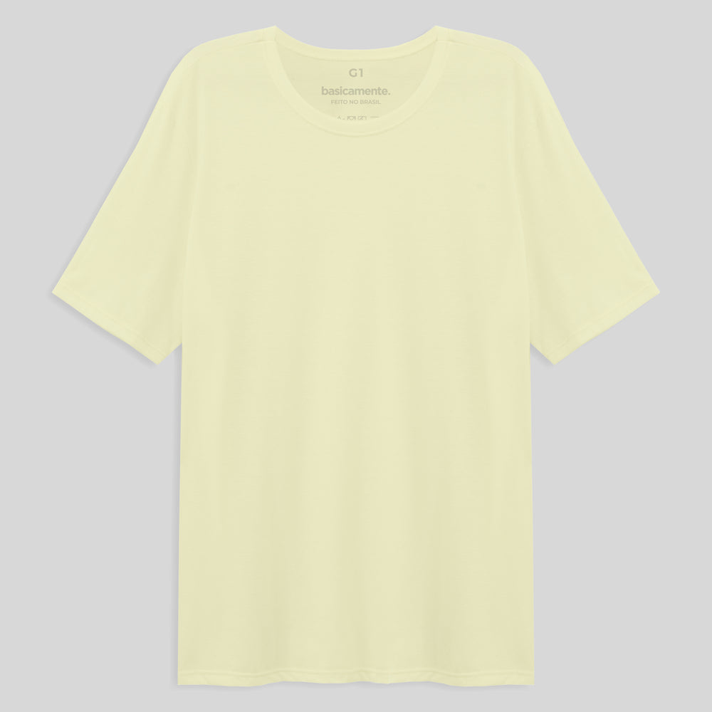 Tech T-Shirt Eco Gola C Plus Masculina - Off White