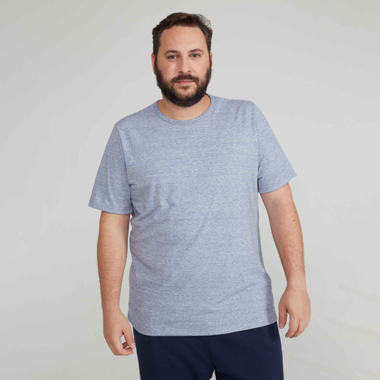 Tech T-Shirt Eco Gola C Plus Masculina - Azul Marinho