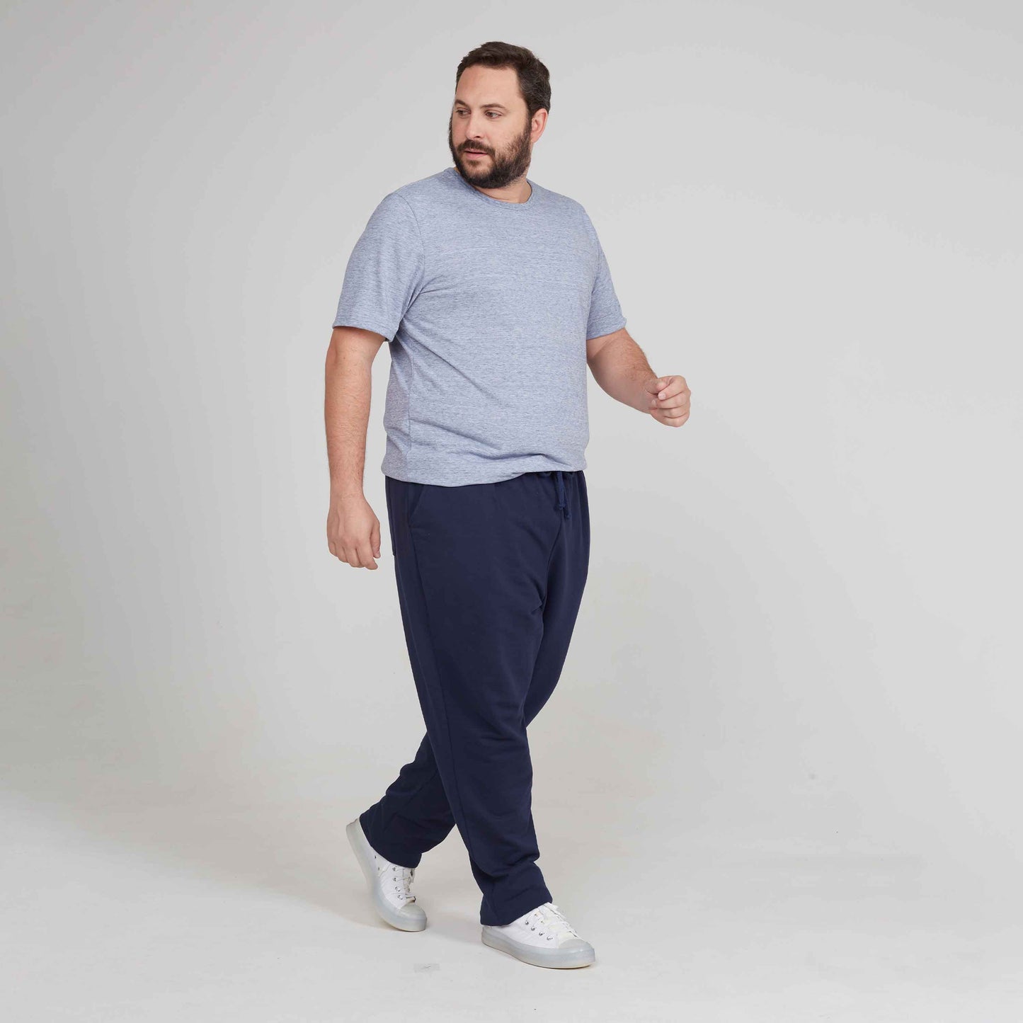 Tech T-Shirt Eco Gola C Plus Masculina - Azul Marinho