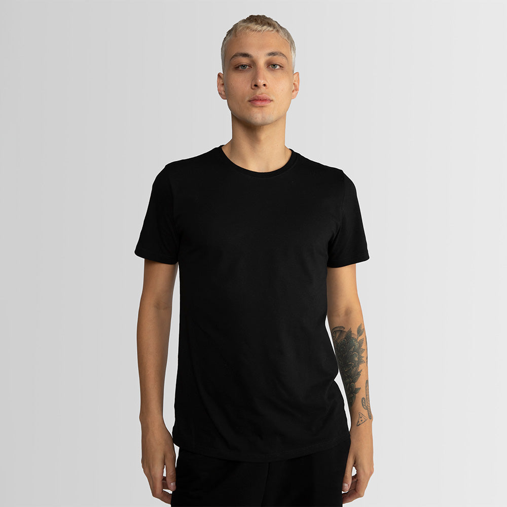 Tech T-shirt NoLiquid Gola C Masculina - Preto