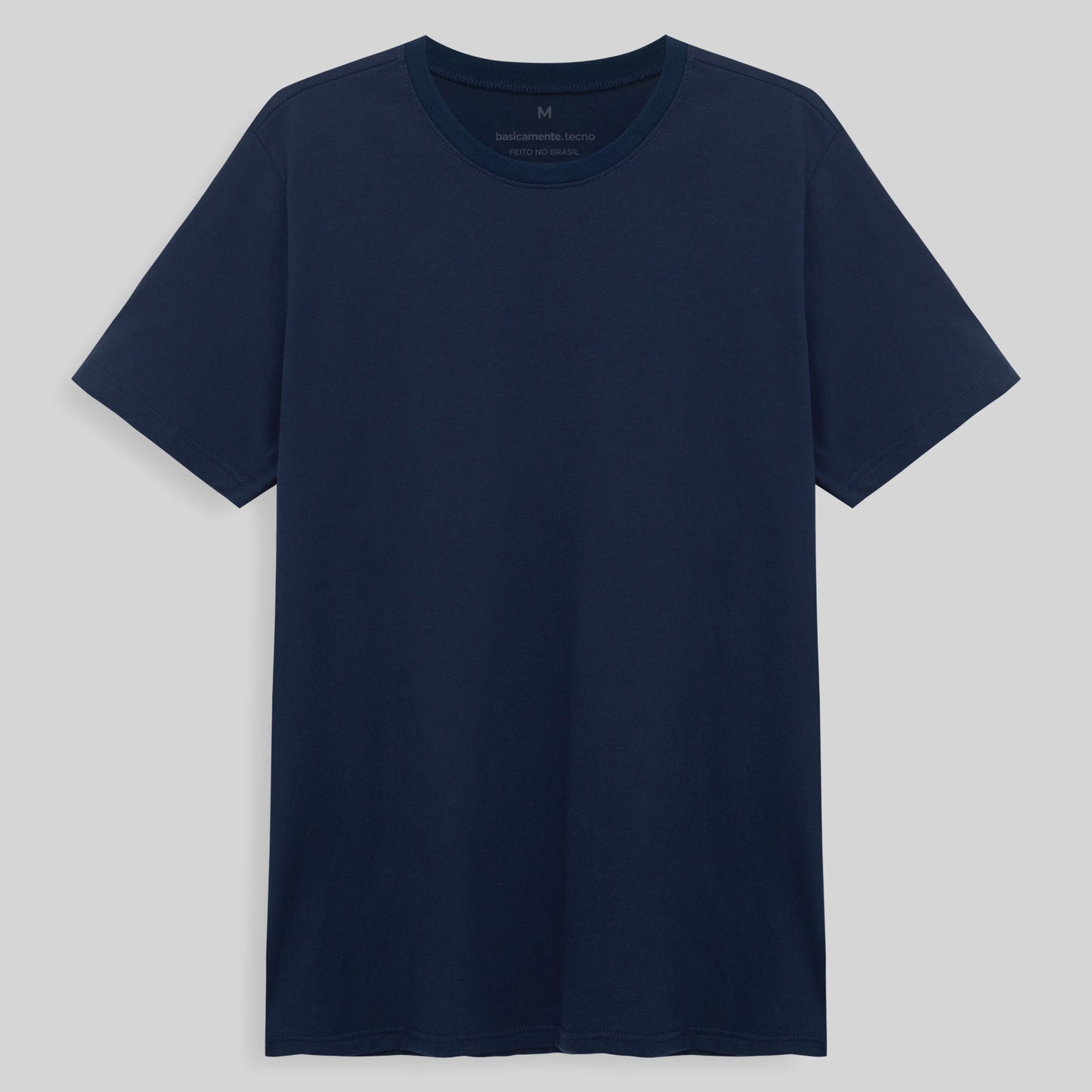 Tech T-shirt Impermeável Gola C Masculina - Azul Marinho
