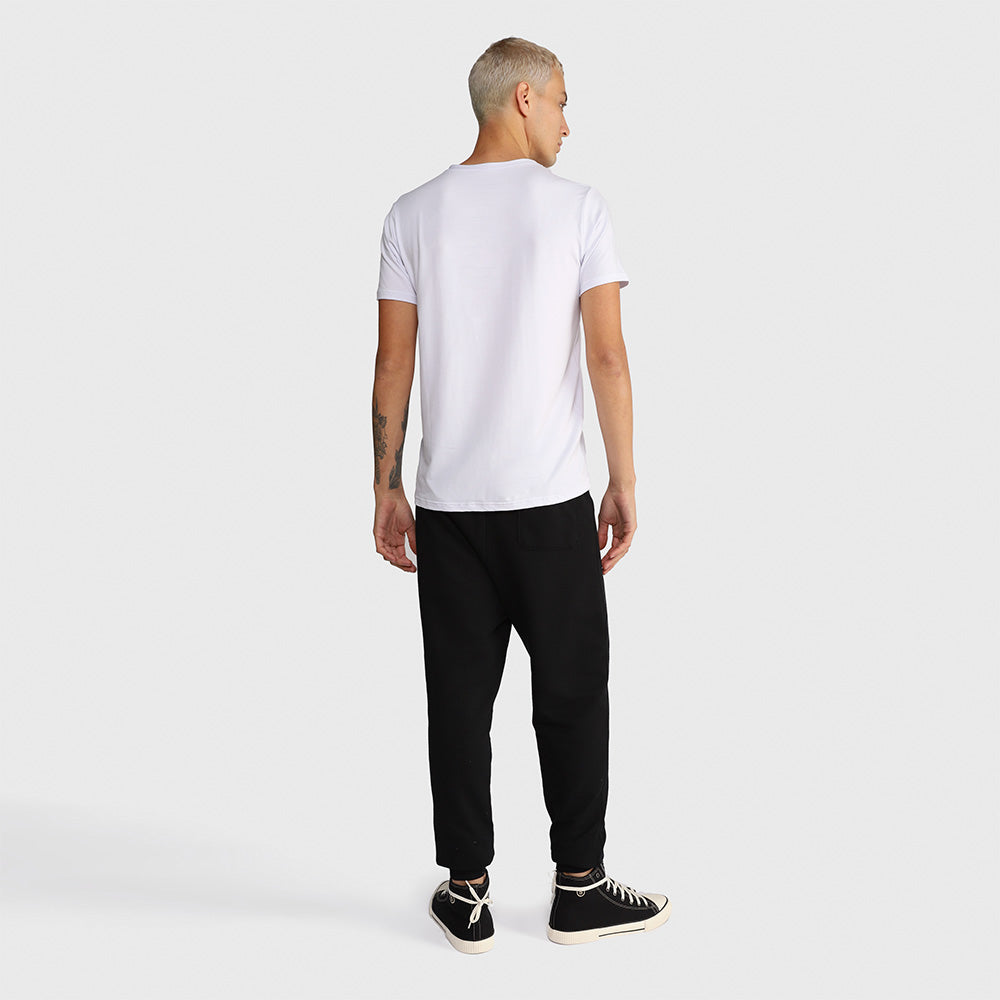 Tech T-Shirt Impermeável Gola V Masculina - Branco