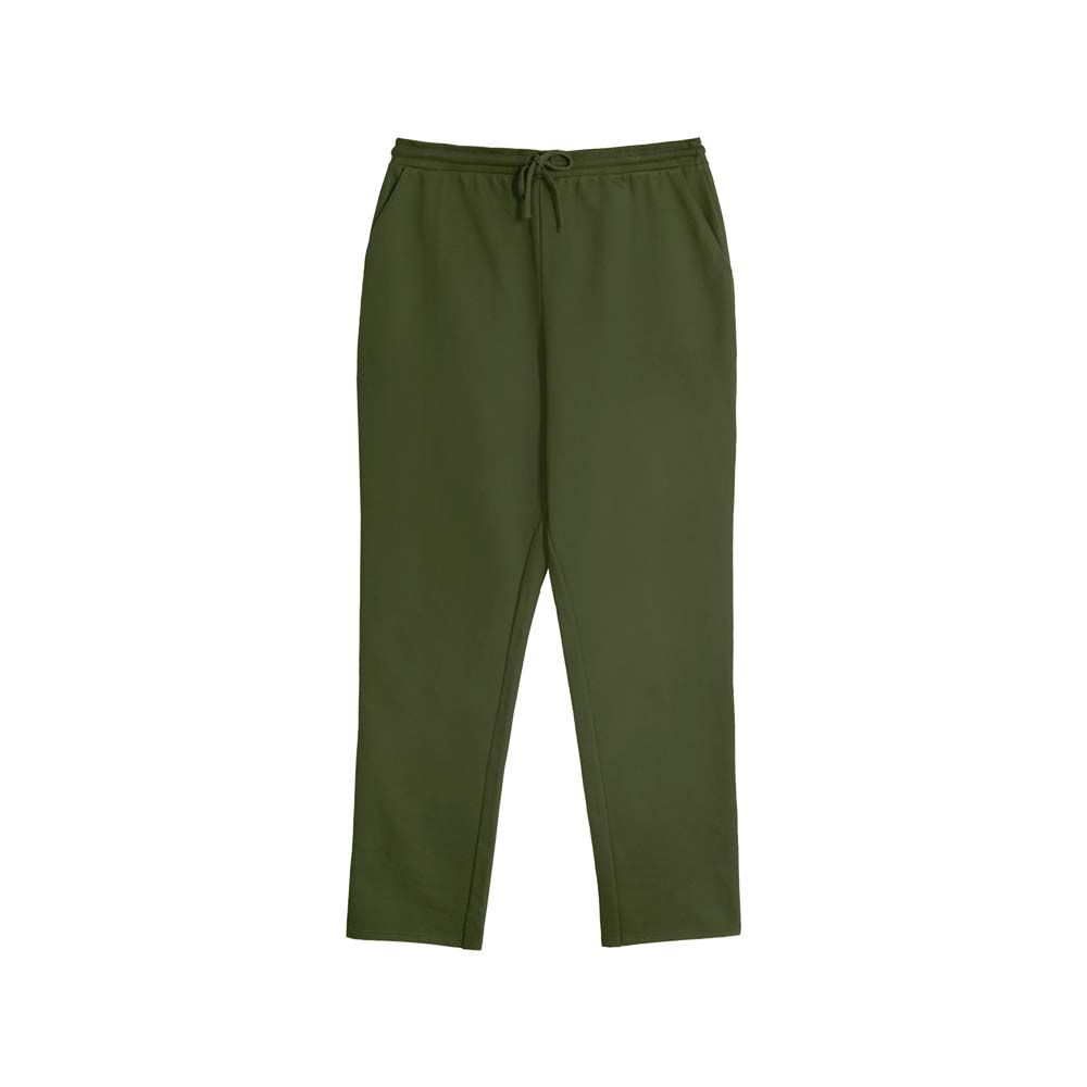 Calça Reta Plus Feminino - Verde Militar