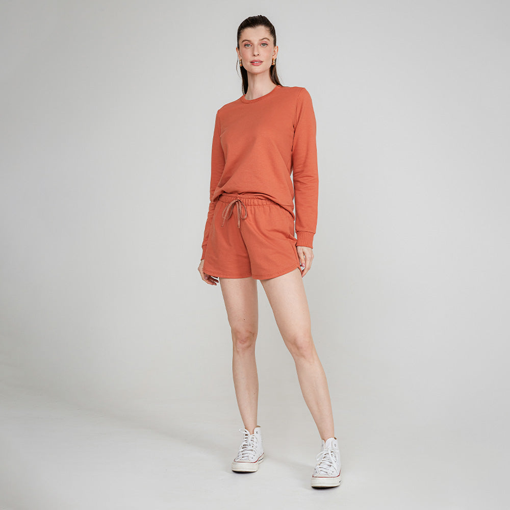 Shorts Feminino - Ferrugem