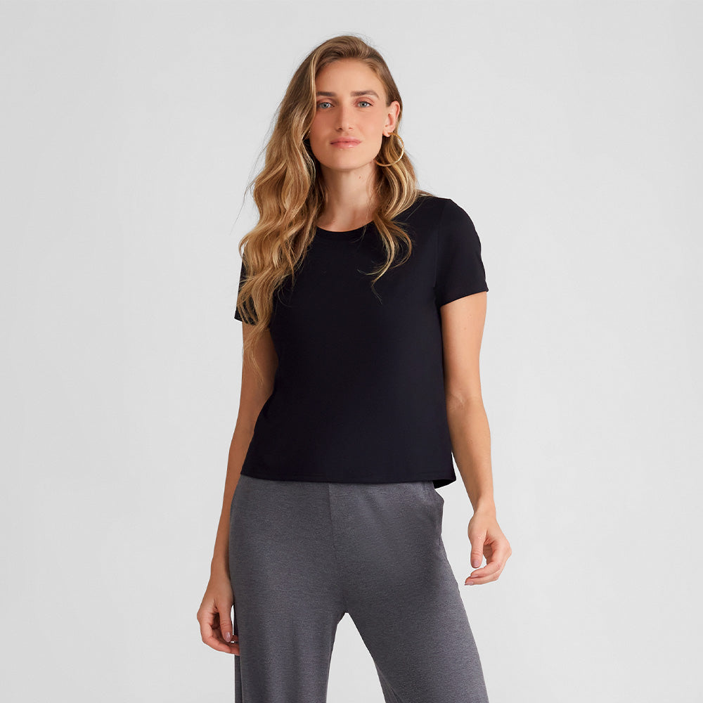 Blusa Cropped - Preto