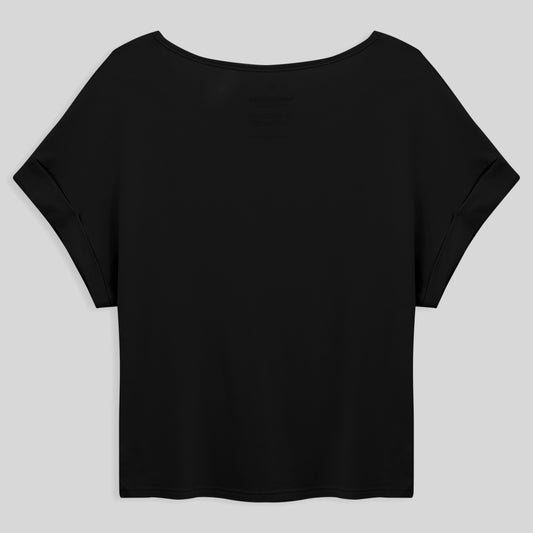 Blusa Manga Japonesa Feminina - Preto