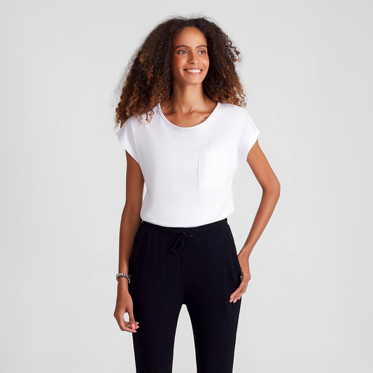 Blusa Meia Malha Orgânica - Branco
