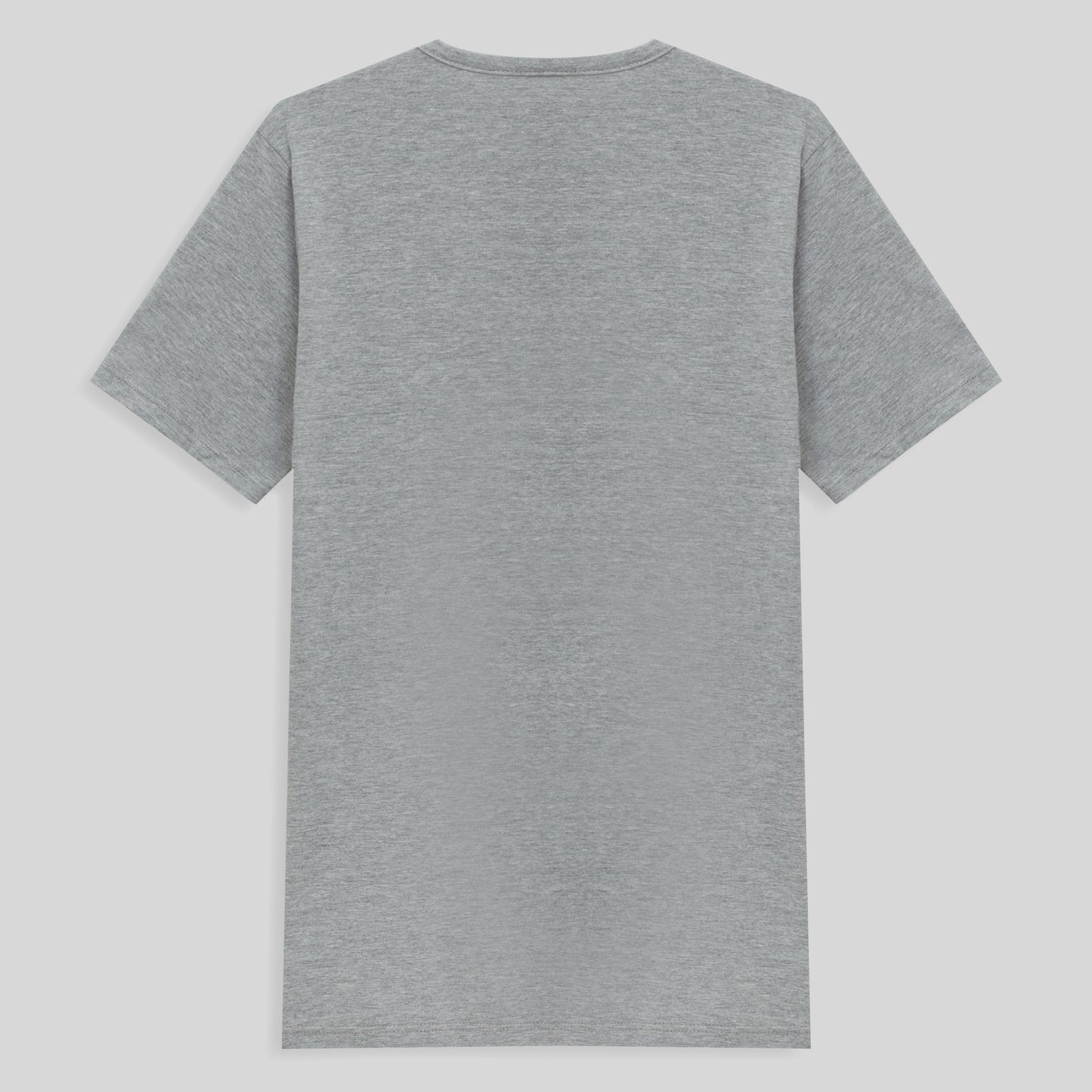 Camiseta Henley Algodão Premium Masculina - Mescla Claro