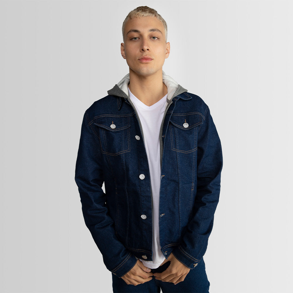 Jaqueta Jeans Masculina - Stone Escuro