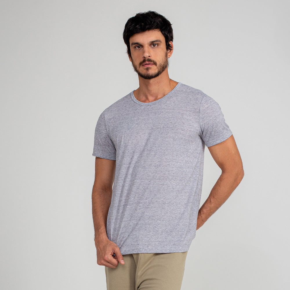 Tech T-Shirt Eco Gola C Masculina - Grafite