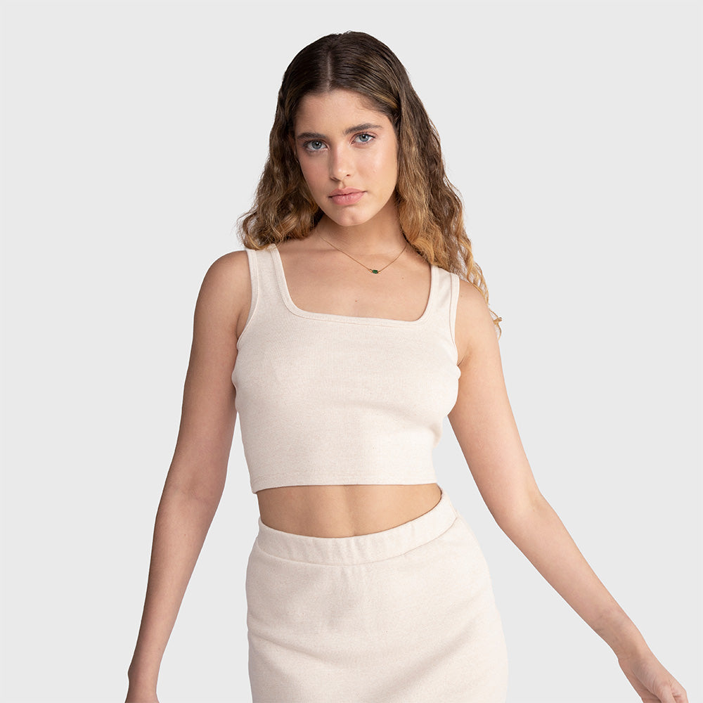 Top De Alças Feminino - Off White