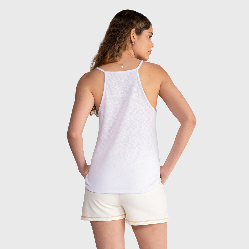 Regata Decote V Feminina - Branco