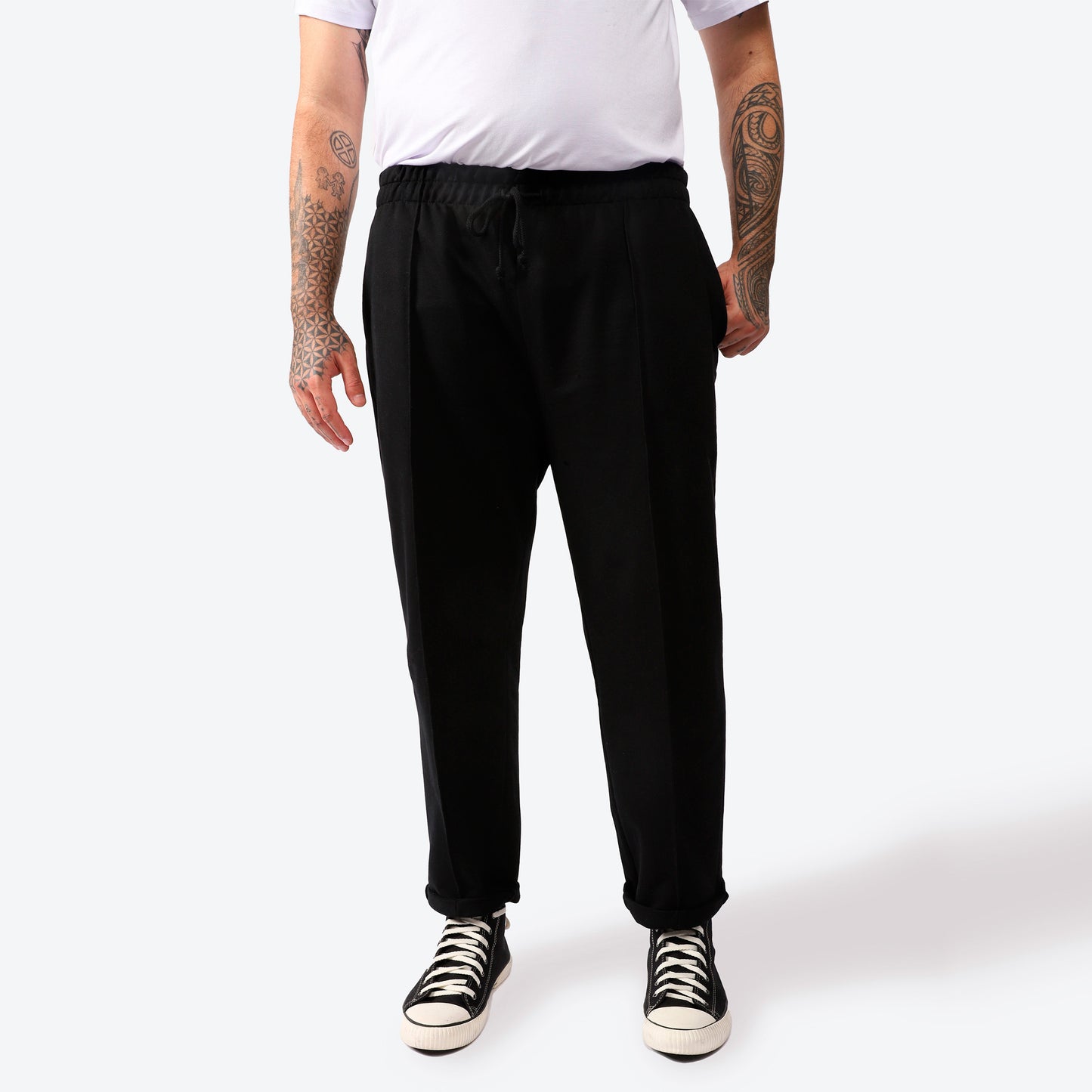 Calça Chino Plus Masculino - Preto
