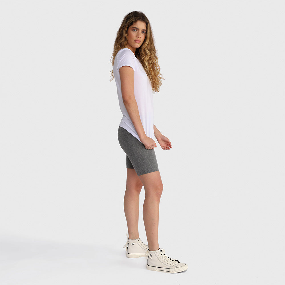 Tech T-Shirt Impermeável Gola V Feminina - Branco