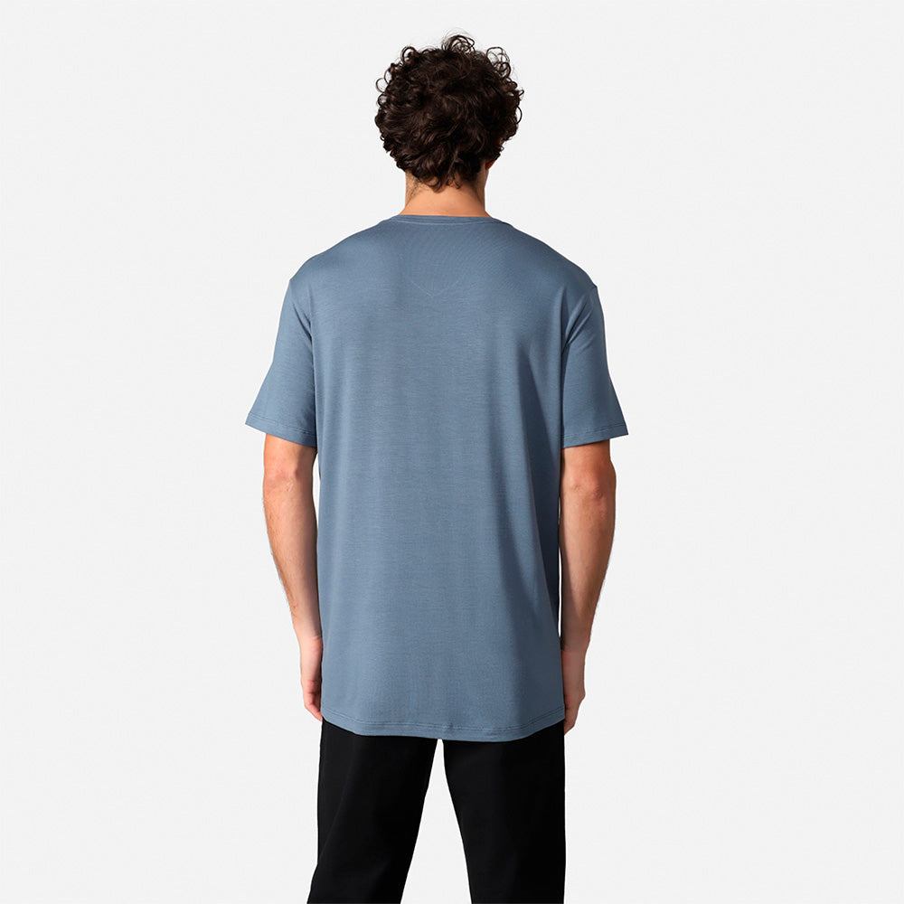 Tech T-Shirt Modal V Premium Masculina | Basico.com - Azul Cobalto