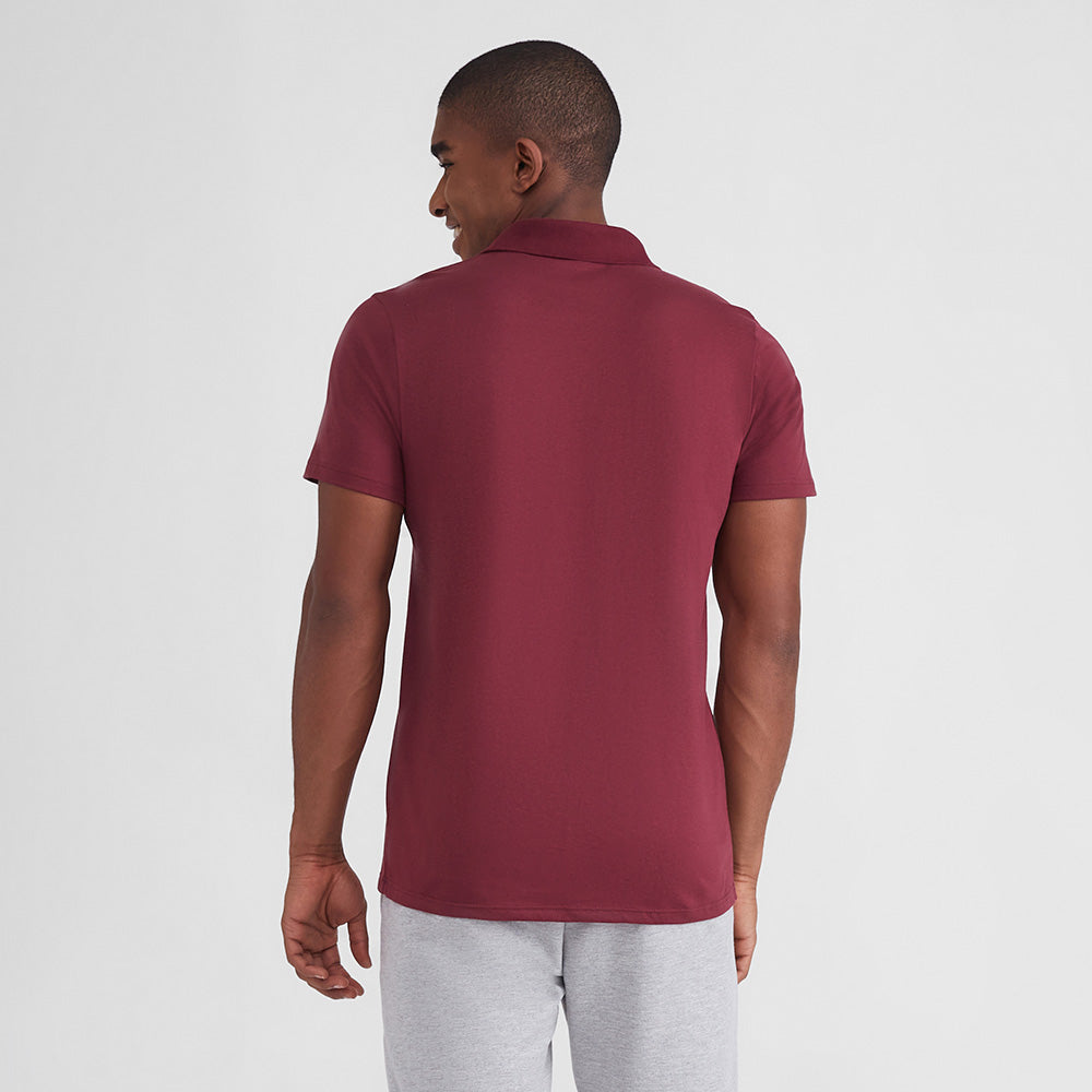 Camisa Polo Masculina - Vermelho Vinho