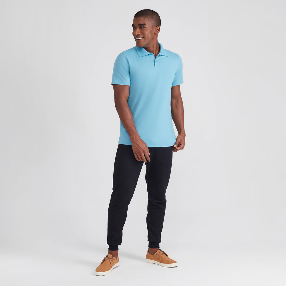 Camisa Polo Masculina - Azul Claro