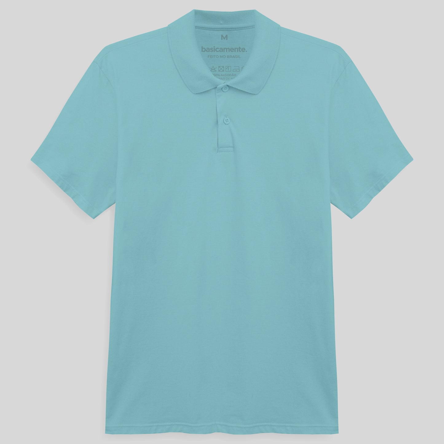 Camisa Polo Masculina - Azul Claro
