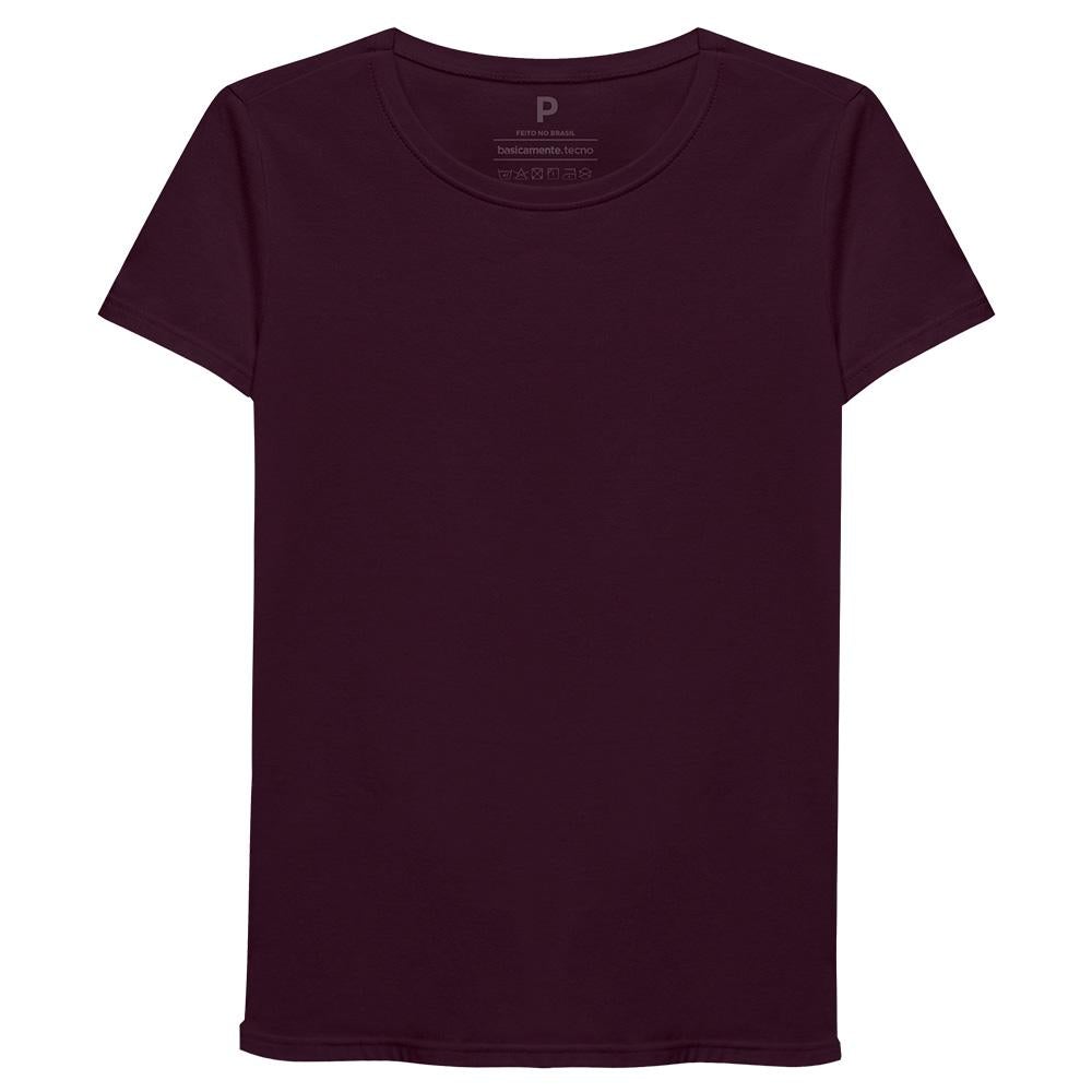 Camiseta Slim Feminina - Wine