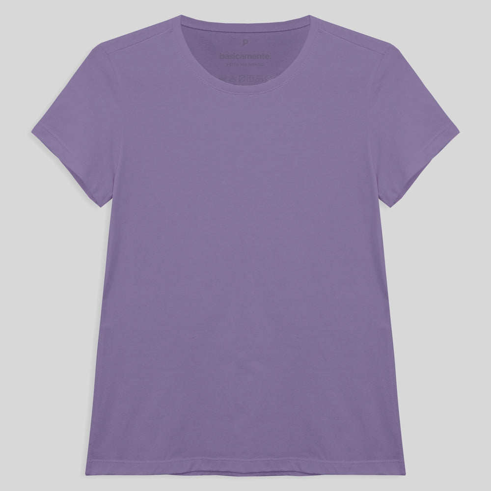Camiseta Slim Feminina - Lilás