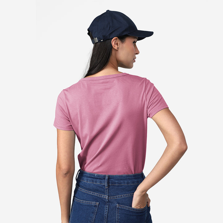Camiseta Babylook Algodão Premium Feminina - Roxo Purpura