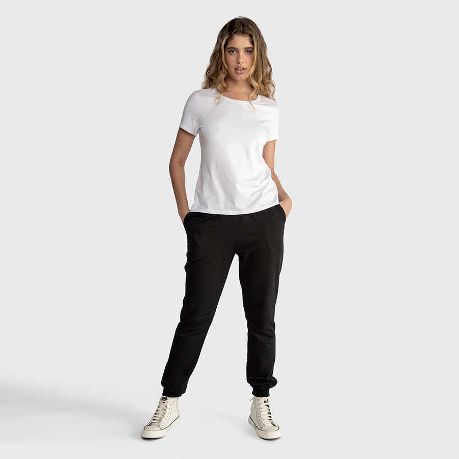 Camiseta Básica Feminina - Branco