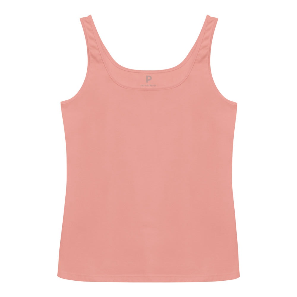 Regata Decote Quadrado Feminina - Rose