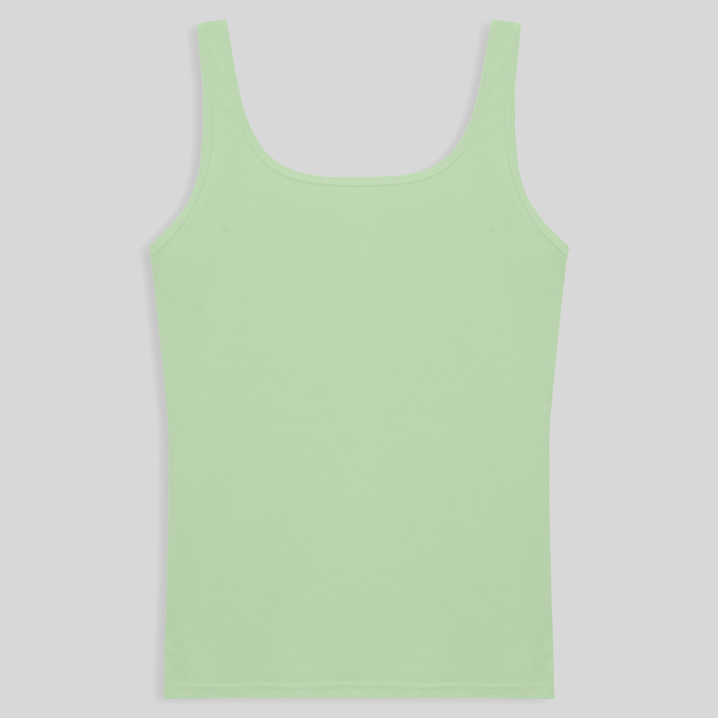 Regata Decote Quadrado Feminina - Verde Menta