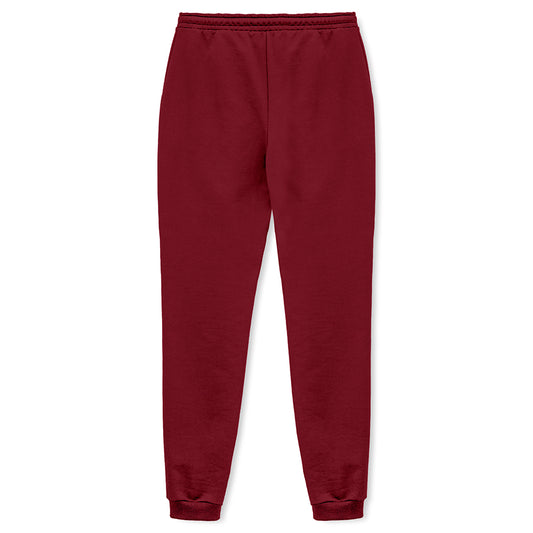 Calça Jogger Moletom Flanelado Feminina - Marsala
