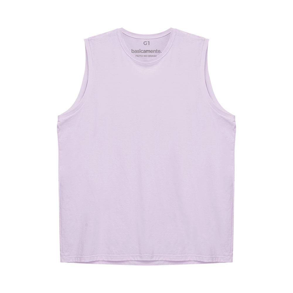 Regata Plus Masculina - Lilás Lavanda