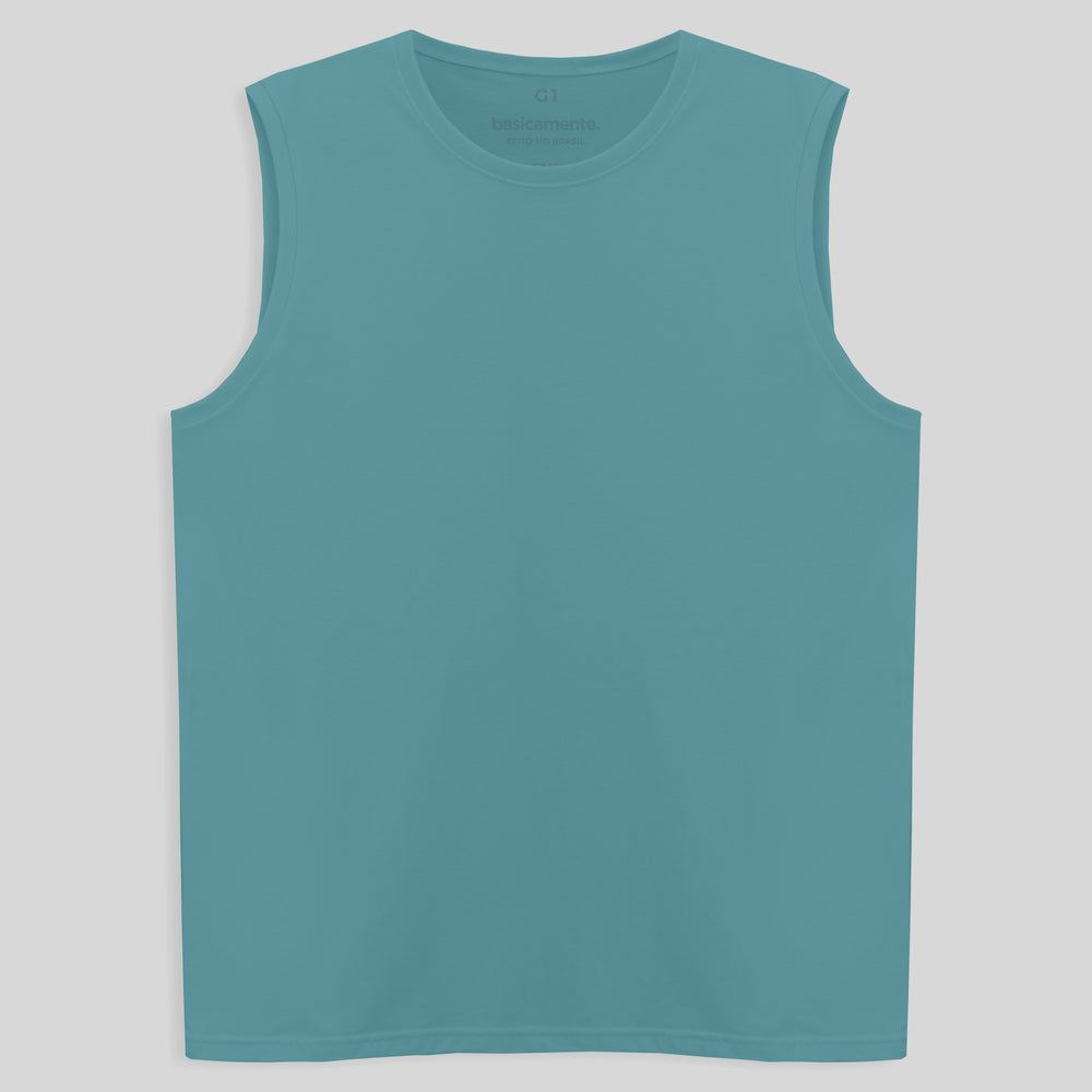 Regata Plus Masculina - Azul Turquesa