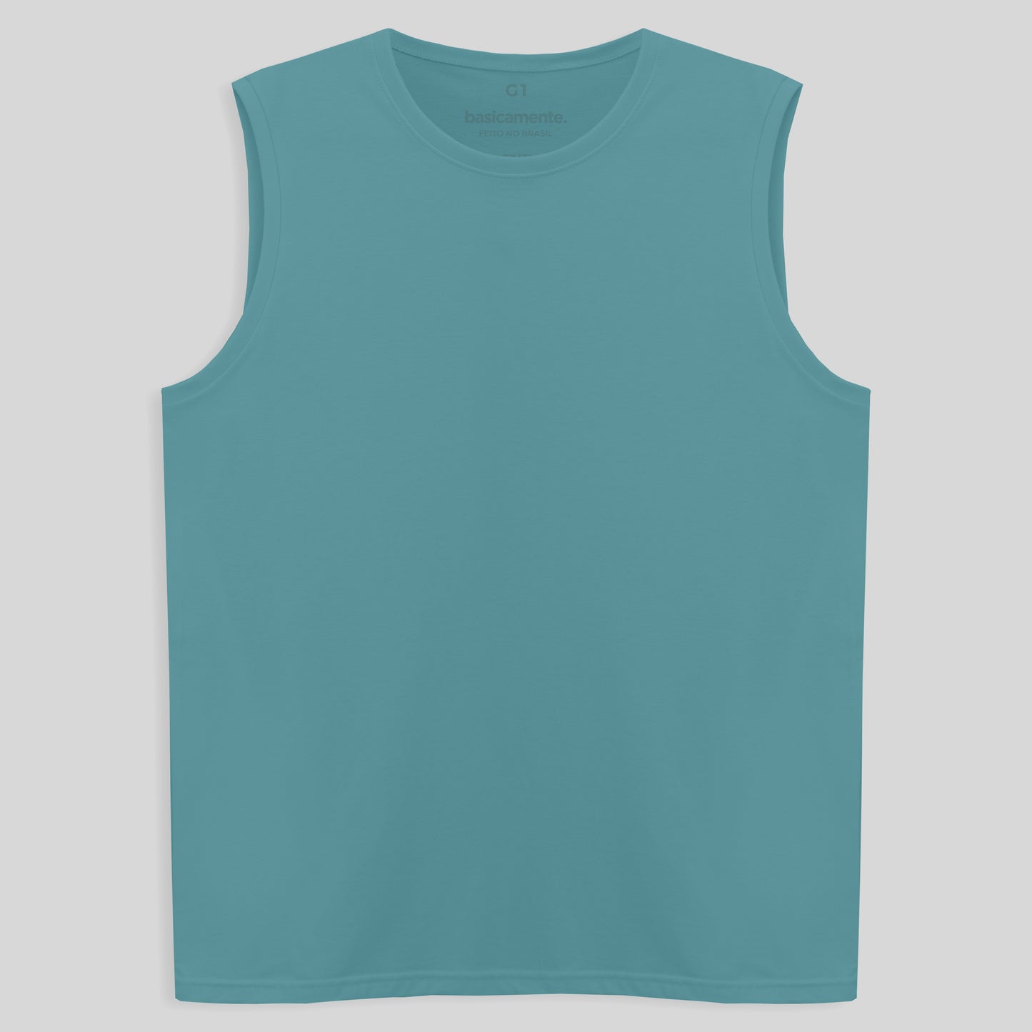 Regata Plus Masculina - Azul Turquesa